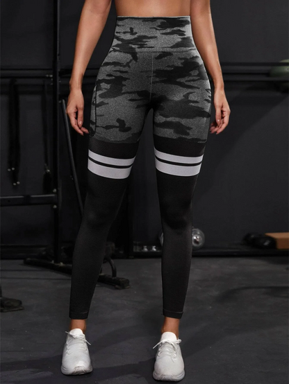 Camo Stripe leggings