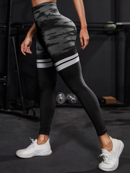 Camo Stripe leggings