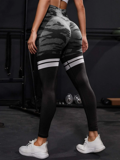 Camo Stripe leggings