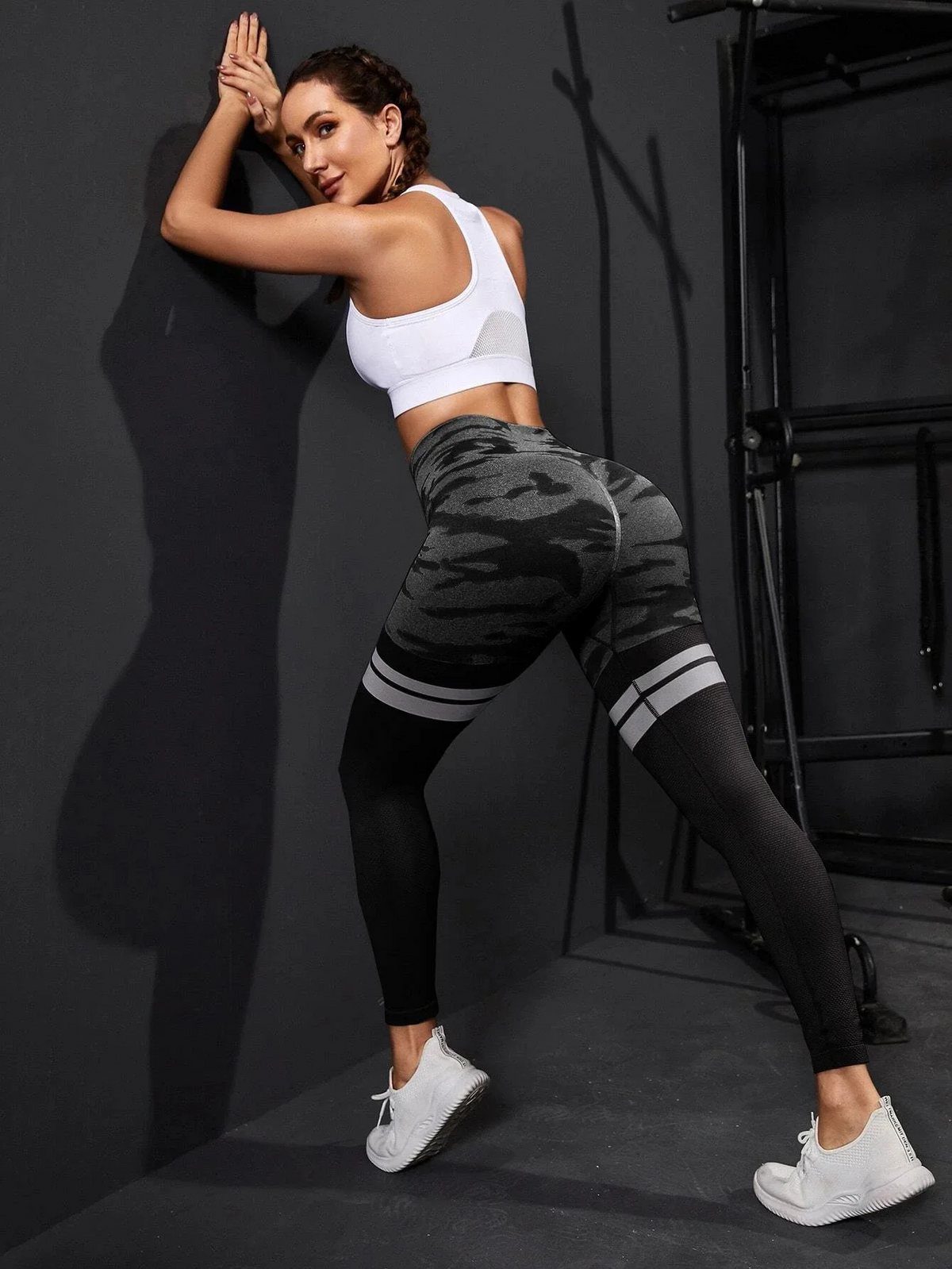 Camo Stripe leggings